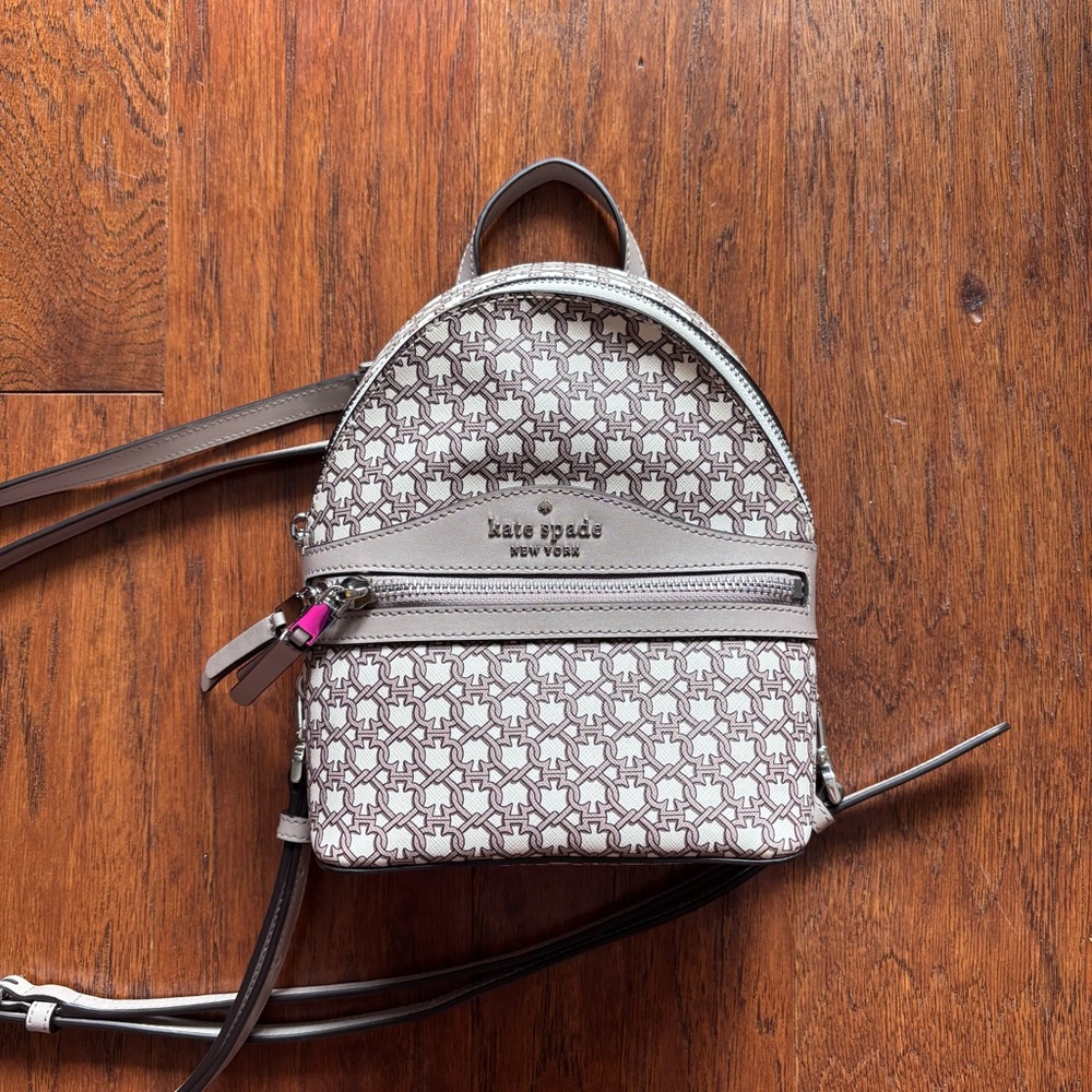 Kate Spade Spade Link Mini Backpack | Convertible Travel - Picture 9 of 14